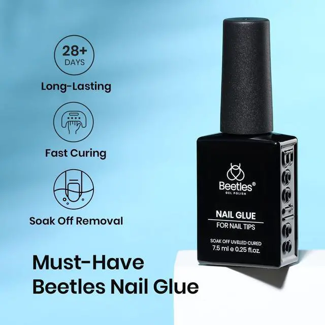 Alt view image 2 of 7 - 9 in 1 Nail Glue Gel for Nail Tips and Clear Acrylic Nails | Long Lasting, Curing Needed UV Extension Glue for False Nail Tips and Clear Press on Nails