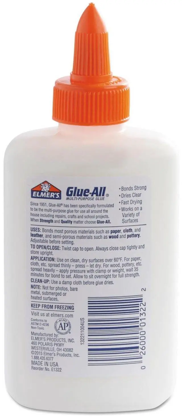 Alt view image 5 of 7 - All Multipurpose White Glue, 4 oz