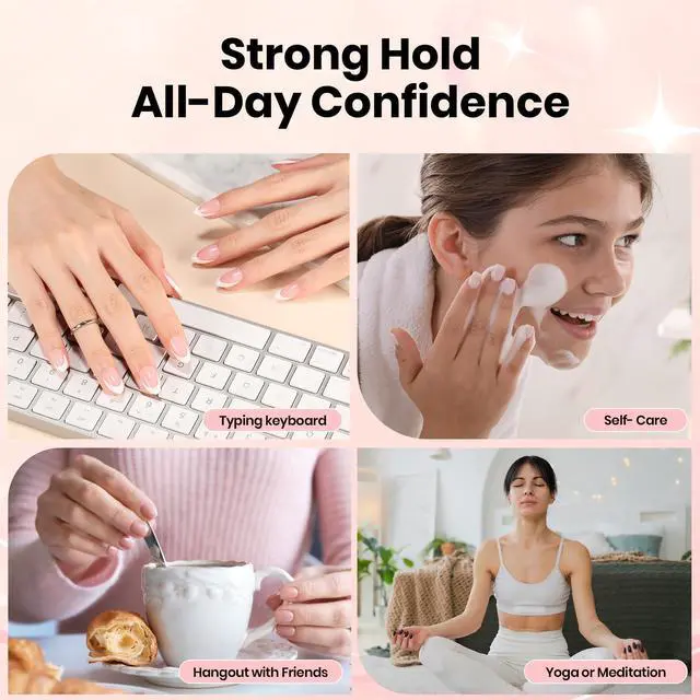 Alt view image 7 of 7 - Super Strong Nail Glue 10g for Press On Nails, No UV Lamp Needed | Quick Drying, Long Lasting, Easy Control Semi Solid Nail Glue for False Acrylic Nails
