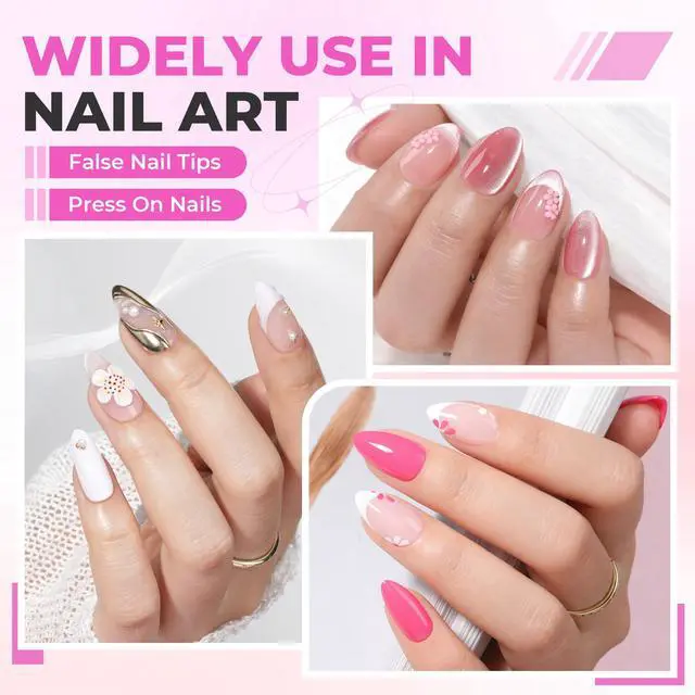 Alt view image 2 of 7 - Gel Nail Glue No U/V Light 15ml Strong-hold Formula | Super Strong Nail Glue for Press On Nails & Clear Acrylic Nails Tips Air-dry Easy Home DIY Salon, Portable for Daily