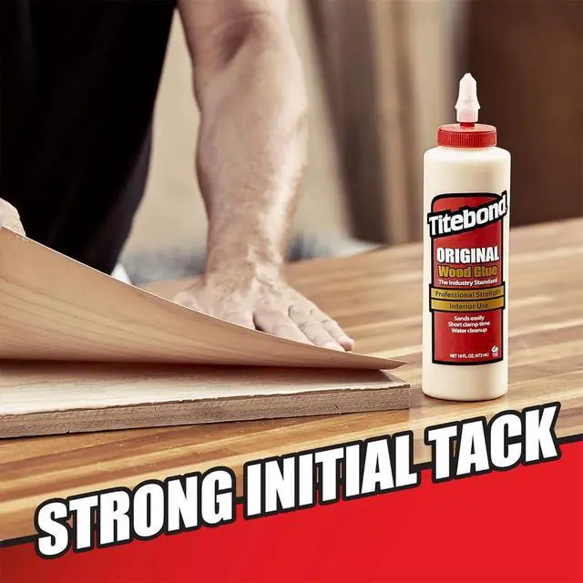 Alt view image 2 of 6 - Original Wood Glue 5063, Industry Standard for Woodworking, Furniture Repair/Assembly, Construction, Home Repair or Modeling, 8 oz