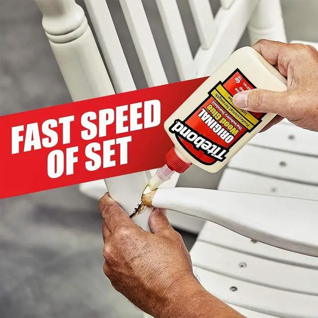 Alt view image 3 of 6 - Original Wood Glue 5063, Industry Standard for Woodworking, Furniture Repair/Assembly, Construction, Home Repair or Modeling, 8 oz