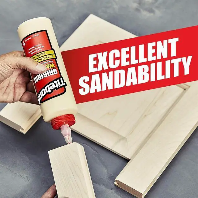 Alt view image 4 of 6 - Original Wood Glue 5063, Industry Standard for Woodworking, Furniture Repair/Assembly, Construction, Home Repair or Modeling, 8 oz