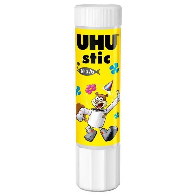 Alt view image 5 of 7 - Stic Spongebob Glue Sticks (2 x 21g): All Purpose, 6 Surprise Designs