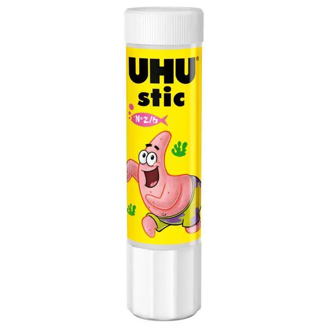 Alt view image 4 of 7 - Stic Spongebob Glue Sticks (2 x 21g): All Purpose, 6 Surprise Designs