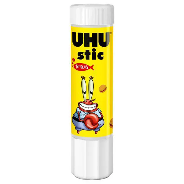 Alt view image 6 of 7 - Stic Spongebob Glue Sticks (2 x 21g): All Purpose, 6 Surprise Designs