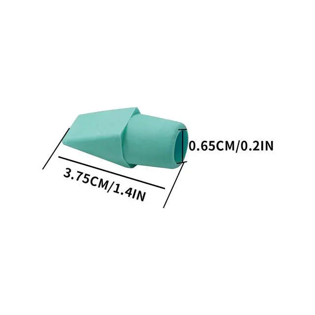 Alt view image 5 of 7 - 40Pack Pencil Top Erasers for Student,Cap Pencil Eraser Toppers for Classroom Art Drawing Pencil ErasersGreen