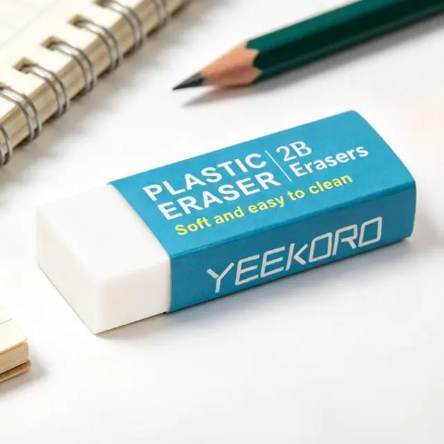 Alt view image 5 of 6 - Pencil Erasers for Kids, White Art Erasers,Soft Erasers(10 Pack) | Large Erasers for School Office Writing Drawing,Sketching,Classroom Essentials