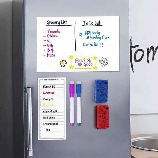 Alt view image 6 of 7 - Magnetic Whiteboard Eraser, 4 Pack, 4 Colors