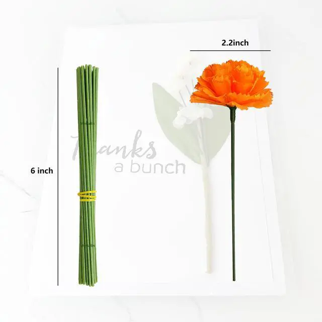 Alt view image 2 of 7 - Marigold Flower Heads Bulk 30Pcs, Day of the Dead Dia De Los Muertos Mexican Artificial Flowers for Diwali Home DIY Wreath Garland Decoration Halloween Decor for Indian Pooja Floral(Orange)