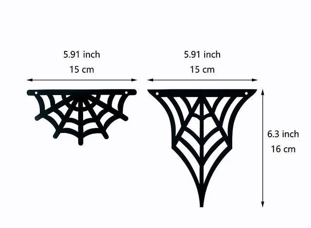 Alt view image 2 of 6 - 2 Pack Felt Spiderweb Garland Banner Spiderweb Decorations | 2 Pack Spiderweb Banner Garland 2 Styles Felt Hanging Spiderweb Decorations for Halloween Home House Fireplace Decoration