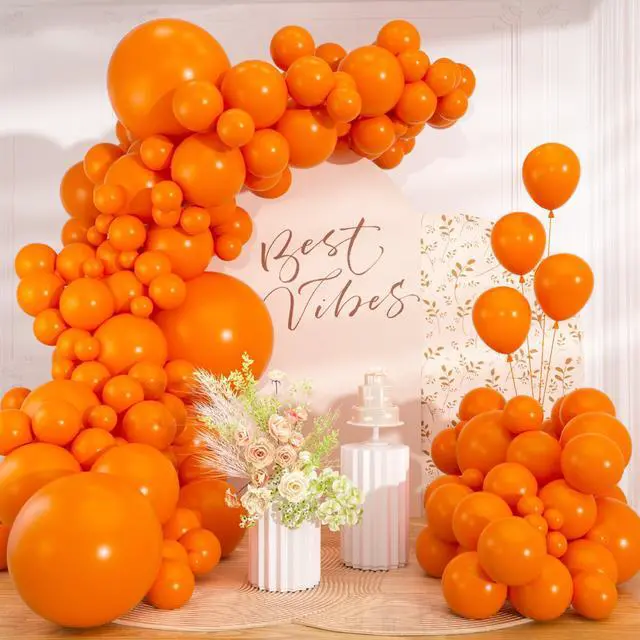 Main image of 98pcs Orange Balloon Garland Arch Kit, 18/12/10/5 Inch Balloons | Assorted Fall Orange Fall Balloons for Graduation 2026, Safari Birthday, Boho Wedding, Halloween Party Decoration