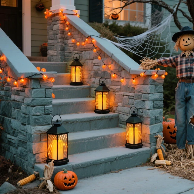 Alt view image 7 of 7 - Flameless Candles 4" 5" 6" Outdoor Indoor Pillars Battery Operated Flickering Candles Include 10-Key Remote Timer 400+ Hours by 2 AA Batteries (Ivory Candle - Warm light, 3"D x 6" H - 2 Pack)