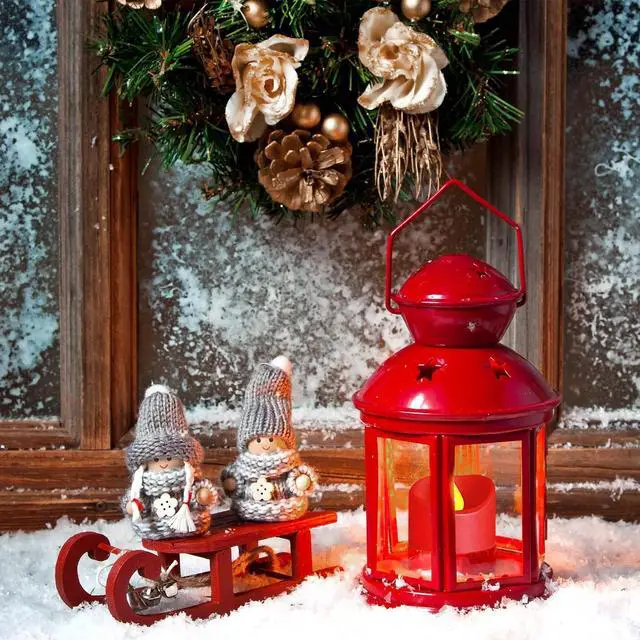 Alt view image 5 of 7 - 12 Pack Flameless Red Tea Light Battery Operated, Flickering LED Red Votive Candles Outdoor Flicker Electric Fake Tealight Candles Bulk for Christmas Halloween Wedding Romantic Party Decorations