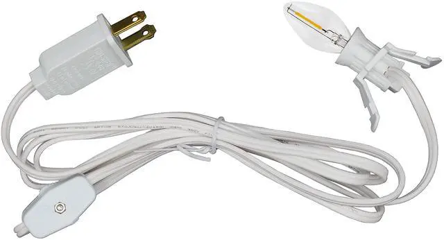 Main image of Single Light Replacement Clip in Lamp Cord for Christmas Village House Includes LED Light Bulb | 1 Pack