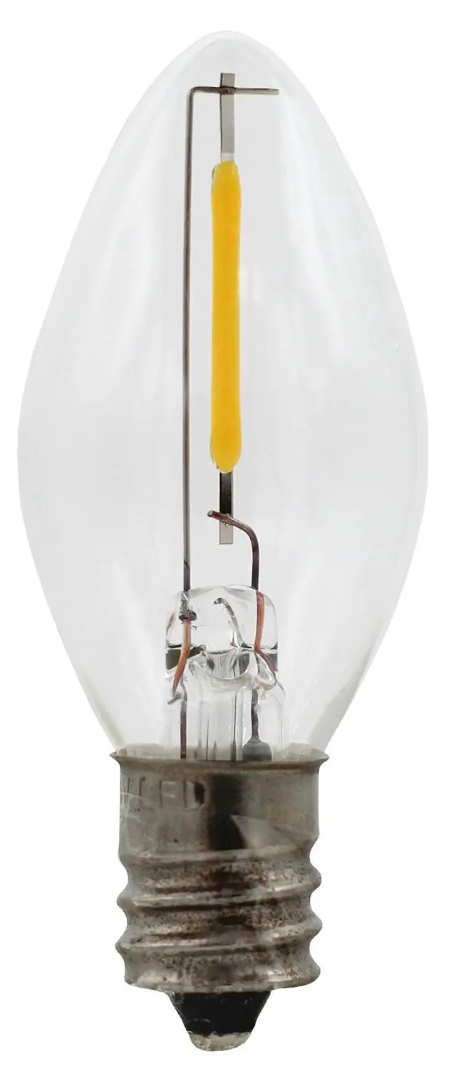 Alt view image 6 of 6 - Single Light Replacement Clip in Lamp Cord for Christmas Village House Includes LED Light Bulb | 1 Pack