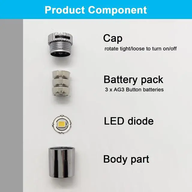 Alt view image 7 of 7 - 10 pcs Miniature Led Lights,Tiny Lights for Hand Craft/DIY,Miniature Lights Battery Powered, Dollhouse Light,Mini Lights for Toy Brick Building Blocks- 10 Pack (Warm White)