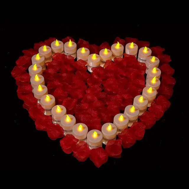 Alt view image 2 of 7 - Battery Operated Flameless LED Tea Lights Candles Warm Yellow 24 Pack | Votive Candles Long Lasting 200h Fake Electric Tea lights for Christmas Halloween Wedding Table Centerpieces Home Decor