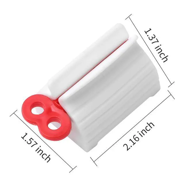 Alt view image 2 of 7 - 3pcs-Rolling Tube Toothpaste Squeezer Toothpaste Seat Holder Stand for Bathroom AccessoriesMix Color