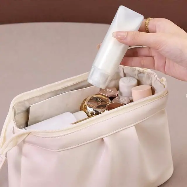Alt view image 6 of 7 - 2pcs 1oz Squeeze Travel Bottles, Plastic Empty Refillable Tubes Pump Dispensers, Clear Travel Bottles Containers Accessories for Toiletries Makeup Cosmetic Toothpaste