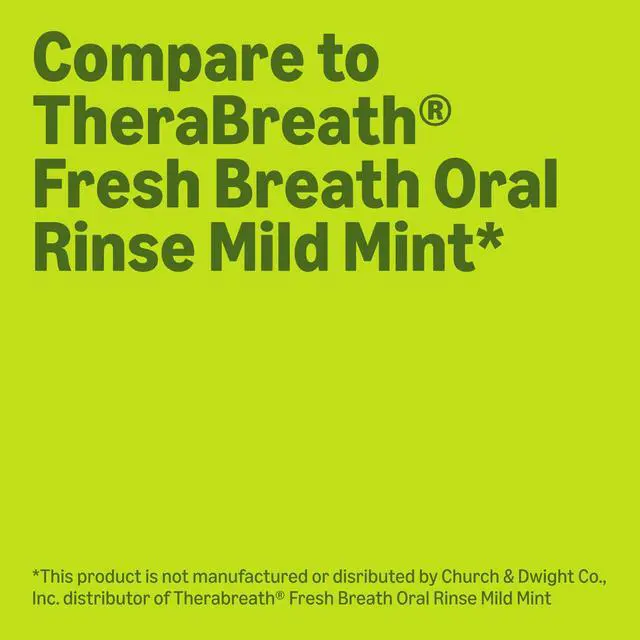 Alt view image 2 of 7 - Breath Defense Oral Rinse, Mild Mint, Fights Bad Breath for 12 Hours, 10 fl oz, Pack of 1