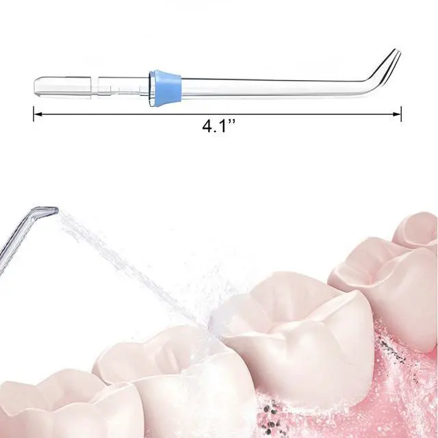 Alt view image 3 of 7 - 2 PCS Replacement Classic Jet Tips, Water Flosser Replacement Head | Replacement Tip Accessories, Compatible with Waterpik Water Flossers, 2 Colors