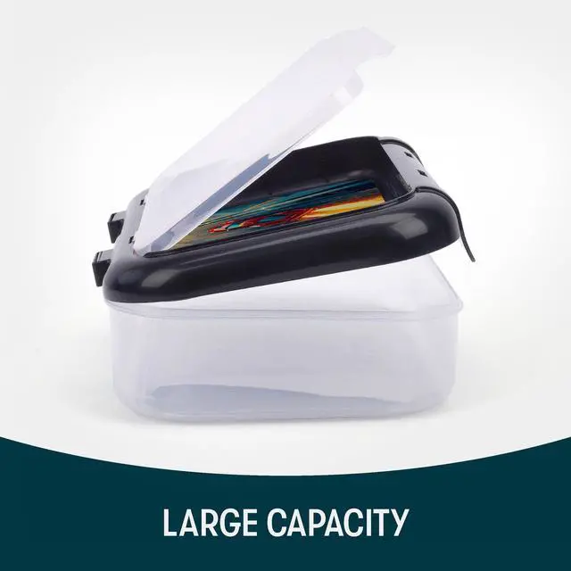 Alt view image 6 of 7 - Recycled Plastic Pencil Box for Boys, 2-Compartment Case, Race Car
