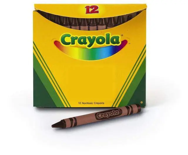 Main image of Bulk Crayons, Brown, 12/box