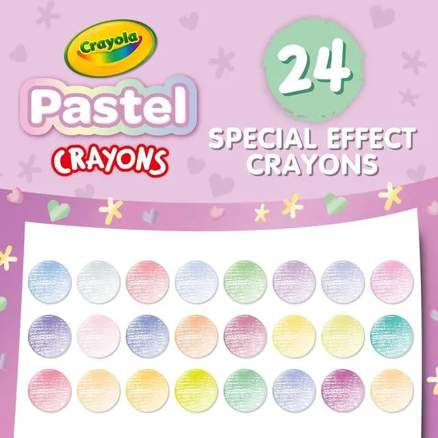Alt view image 4 of 4 - Pastel Crayons, 24 Colors