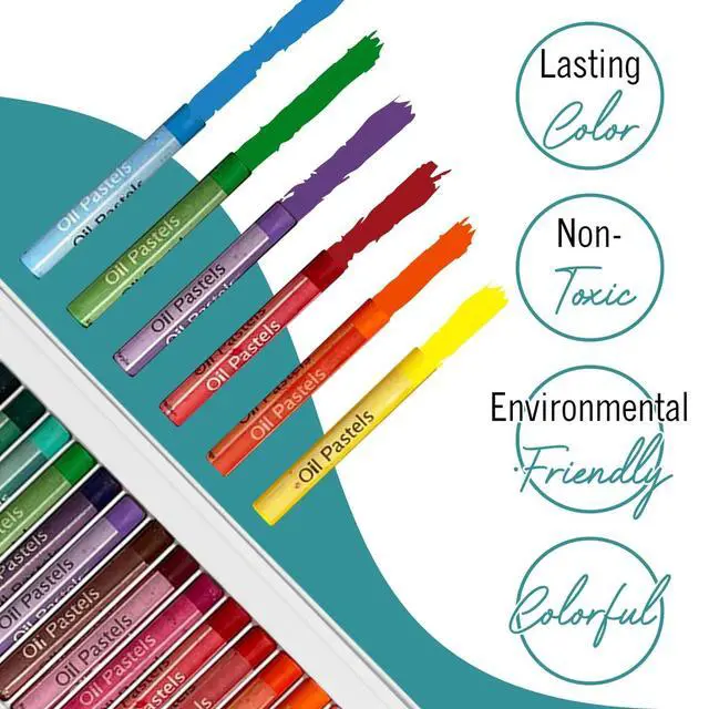 Alt view image 2 of 7 - Soft Pastels 25 Colors, Kids and Artists Oil Crayons