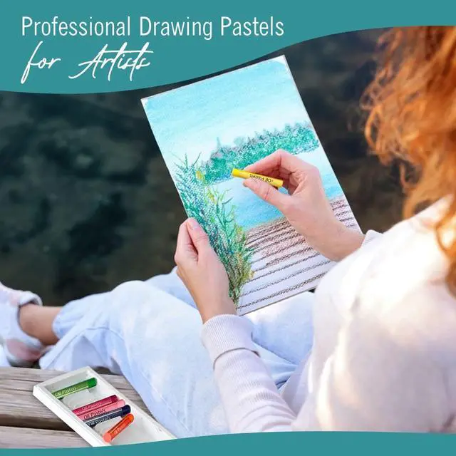 Alt view image 6 of 7 - Soft Pastels 25 Colors, Kids and Artists Oil Crayons