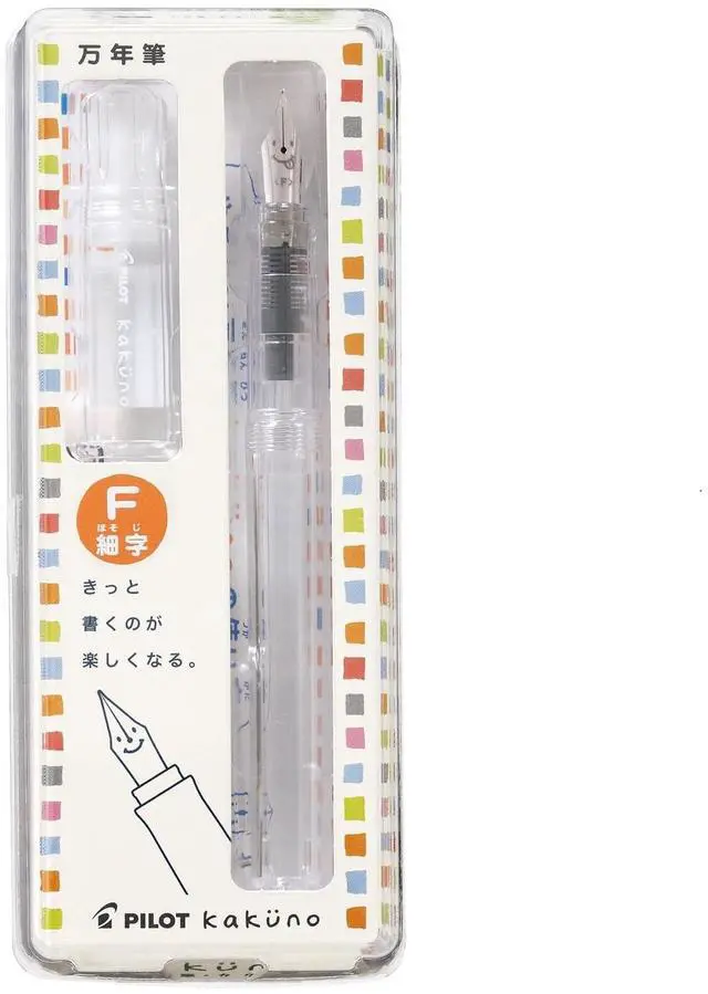 Main image of Kakuno Fine-Nib Fountain Pen, Non Color Body (Fka-1Sr-NCF)