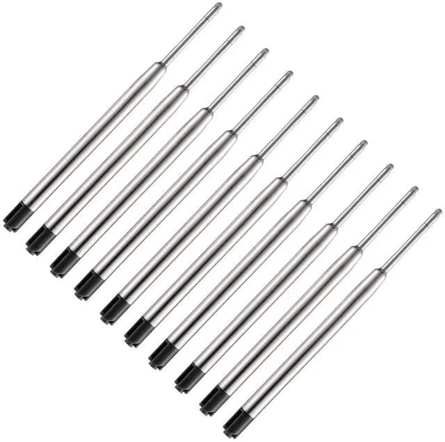 Main image of Pen Refills, 3.9in Black Ink Pen Refills 1.0mm Replacement Ink for Ballpoint Pen Parker Pen Tactical Pen (10 Pack)