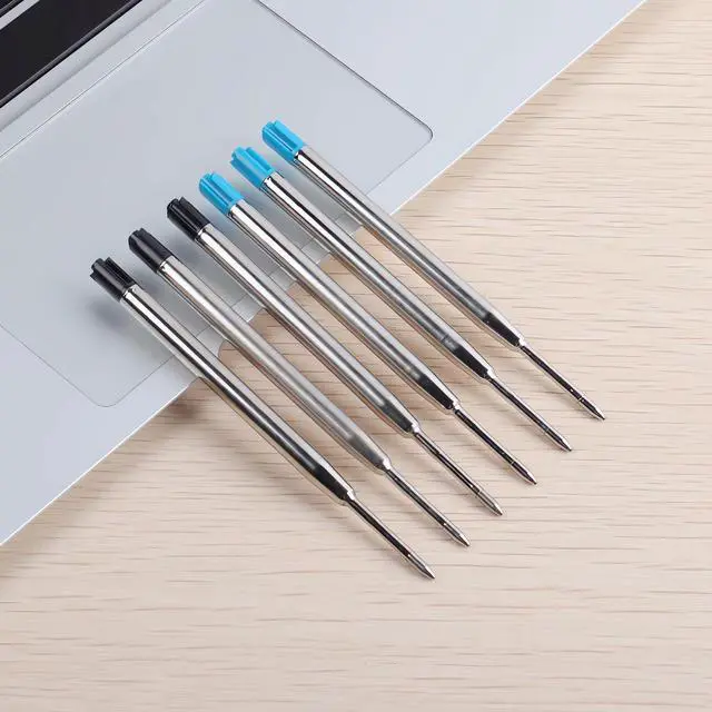 Alt view image 3 of 6 - Pen Refills, 3.9in Black Ink Pen Refills 1.0mm Replacement Ink for Ballpoint Pen Parker Pen Tactical Pen (10 Pack)