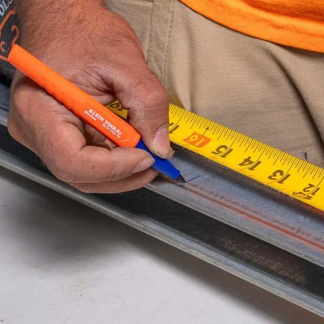 Alt view image 6 of 7 - 861914 Skribes Fine Tip Permanent Markers, Assorted Colors, Hard Hat Clip, Multi-Surface Jobsite Marker for Wet, Dry and Oily Surfaces, 4-Pack