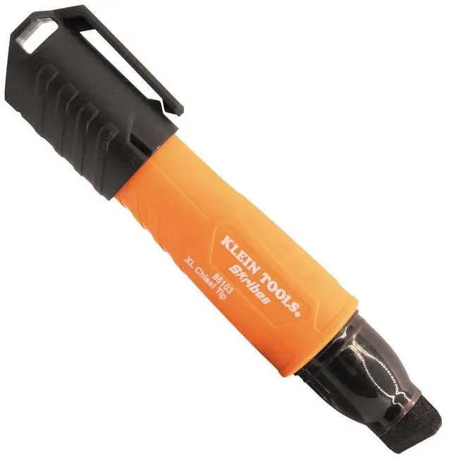 Main image of 86103 Skribes XL Permanent Marker, Chisel Tip, Professional-Grade Ink, Multi-Surface Jobsite Marker for Wet, Dry and Oily Surfaces, Black