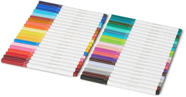 Main image of Super Tip Washable Markers, 40 Vibrant Colors, Multicolored