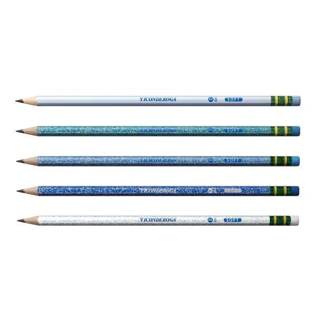 Alt view image 3 of 7 - Wood-Cased Pencils Pre-Sharpened, Arctic Blues, 10 Count | Ideal for writing, drawing, schoolwork, classrooms and office use