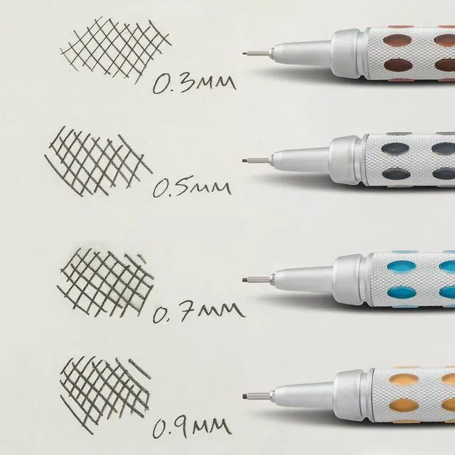 Alt view image 7 of 7 - GraphGear 1000 Automatic Drafting Pencil (0.3mm), Black Accents, 1 Each (PG1013G)