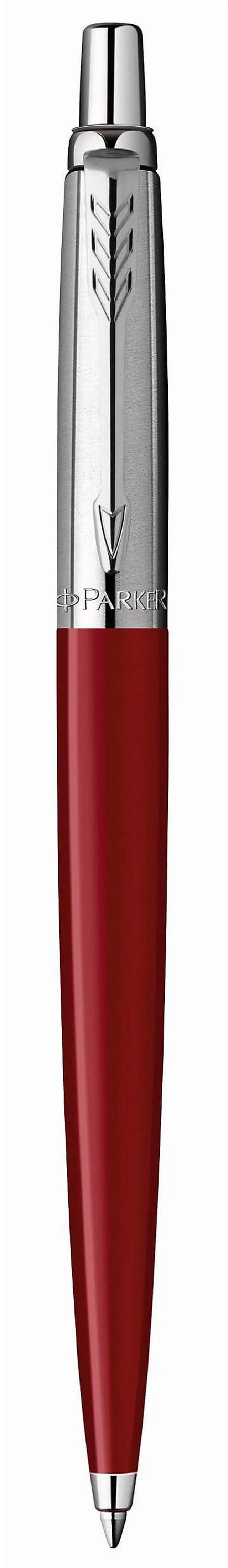 Main image of Parker Jotter Originals Ballpoint Pen, Classic Red Finish, Medium Point, Blue Ink, 1 Count - Smooth Writing, Sleek, Polished, Professional, Desk Essentials