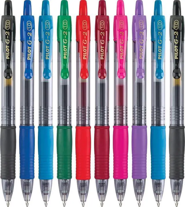 Main image of G2 Gel-Ink Pens, Bold Point (1.0mm), 1.0 Gel Pens, Assorted, 10-Pack