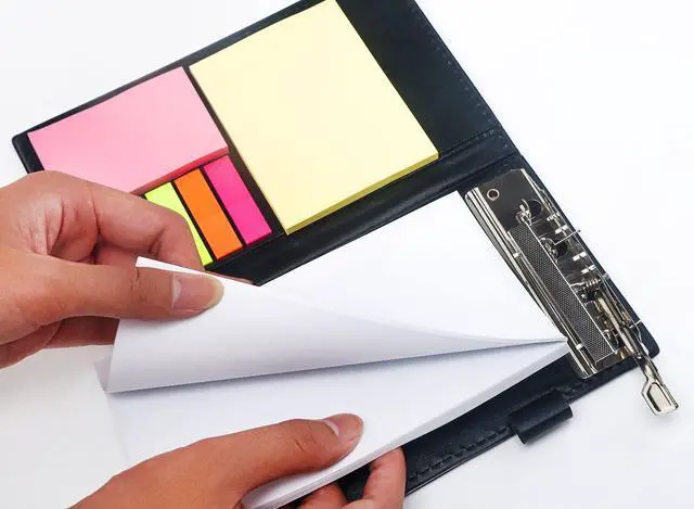 Alt view image 3 of 7 - Sticky Notes Notebooks Colored Page Markers Bundle Set with Fashion Ballpoint Pen.