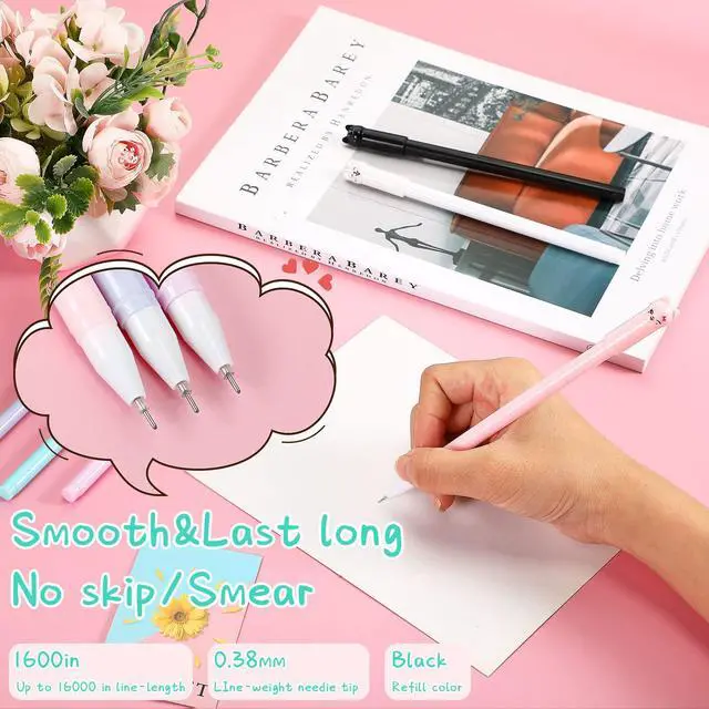 Alt view image 4 of 7 - 42 Pack Cat Stationery Set Office Supplies 6 Color Cute Cats Sticky Notes 30 Pcs Kitty Paper Clips 6 Pcs Kitty Pens Lover Gift Lovely Desk Accessories for Work School Office Supplies(Cute Cat)