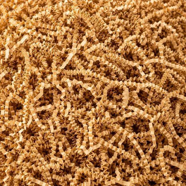 Main image of Brown Crinkle Paper Filler - Shredded Paper, Gift Basket & Box Wrap | Confetti Stuffing for Christmas, Halloween, Thanksgiving, Valentine's Day, Easter, Mother's Day, Wedding, Birthday,5oz