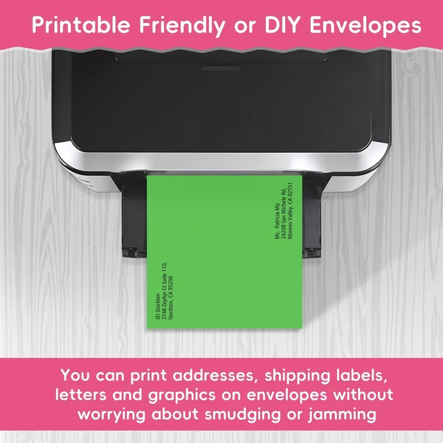 Alt view image 5 of 7 - 25 Pack Colored Mailing Envelopes, 9 x12 Inches Self-Seal Manilla Envelopes | Colorful Manilla Envelopes for Mailing, Organize, storage, Home, Office Business