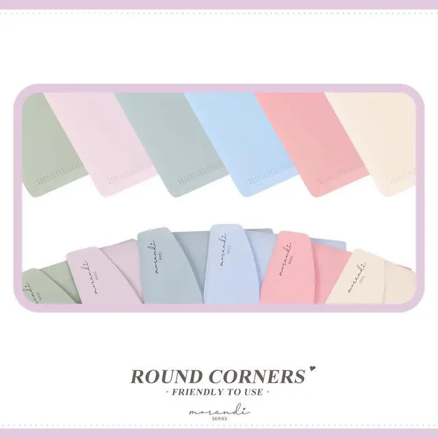 Alt view image 4 of 7 - 9x5 Plastic Budget Envelopes for Cash System, Pastel Colors, 6 Pack | Bill Bags, Small Size, Receipt Holder, Soft Colors, Metal Snap Button Closure