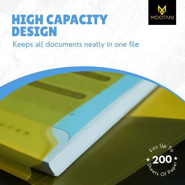 Alt view image 5 of 7 - 5 Pack Plastic Envelopes, Poly Document Holder - A4/US Letter Size | Clear Plastic Envelopes, Durable & Waterproof, Secure Closure, Reusable, Large Capacity, Versatile Organization