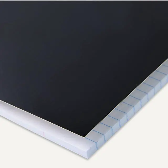 Alt view image 3 of 5 - College Ruled Spiral Notebook, For Work and School, 70 Sheets, 8" x 10.5", Black, 2 pack