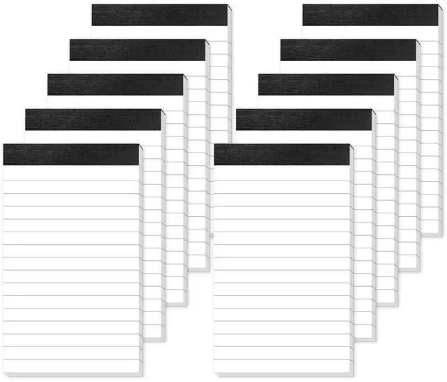 Main image of 10 Pack Small Note Pads 3x5 Lined Writing Pads Small Pads of Paper 3x5 Pad | Mini Notepads with 30 Sheets per Notepad Paper Pads Mini Legal Pads 3x5 Inch Pocket Notebook for Taking Notes and Reminders