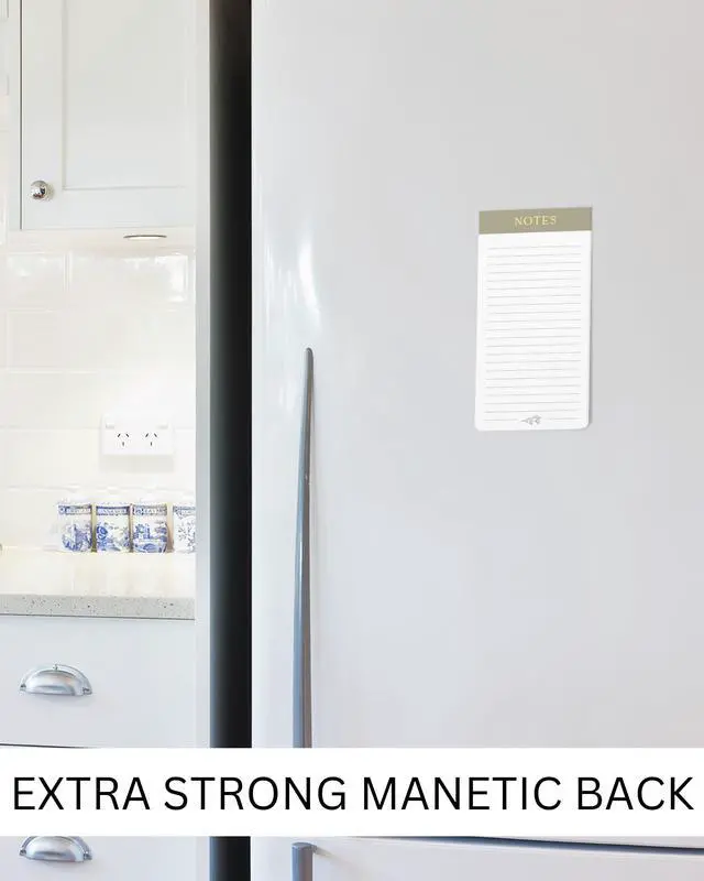 Alt view image 5 of 7 - Beautiful Magnetic Notepads for Fridge - Set Of 4 Modern Note Pads | Lined Pages to Easily Write Notes and Make Grocery, Shopping Lists - Perfect to Do Pad with Strong Magnets for Refrigerator